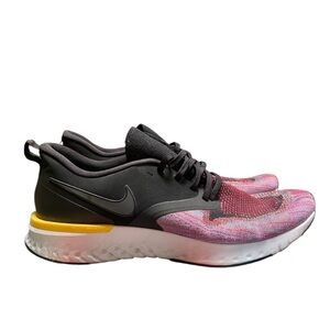 Nike Mens Odyssey React 2 Flyknit AH1015 005 Black University Red 11